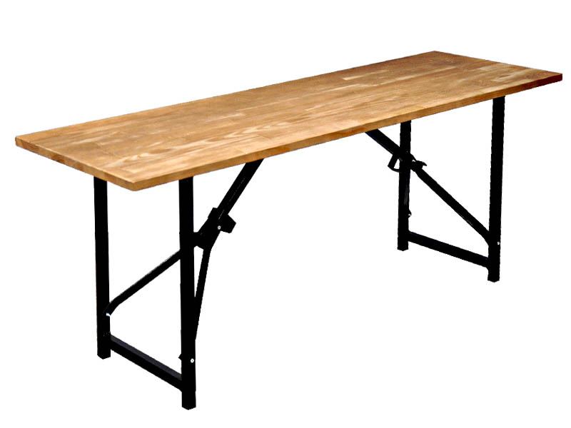 Лавка розкладна на металевому каркасі 1200*300*450мм КОМПРЕД OL664